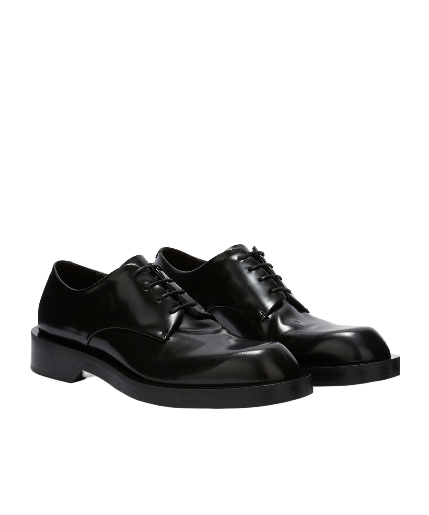Jil Sander Studded Leather Clogs With Chunky Sole In Black