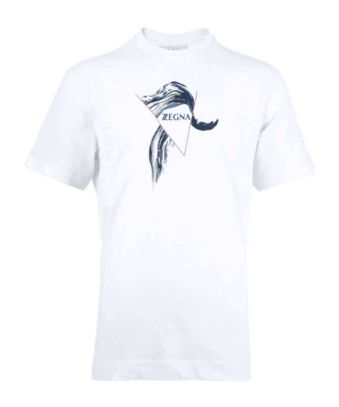 ZEGNA GRAPHIC-PRINT SHORT-SLEEVE T-SHIRT