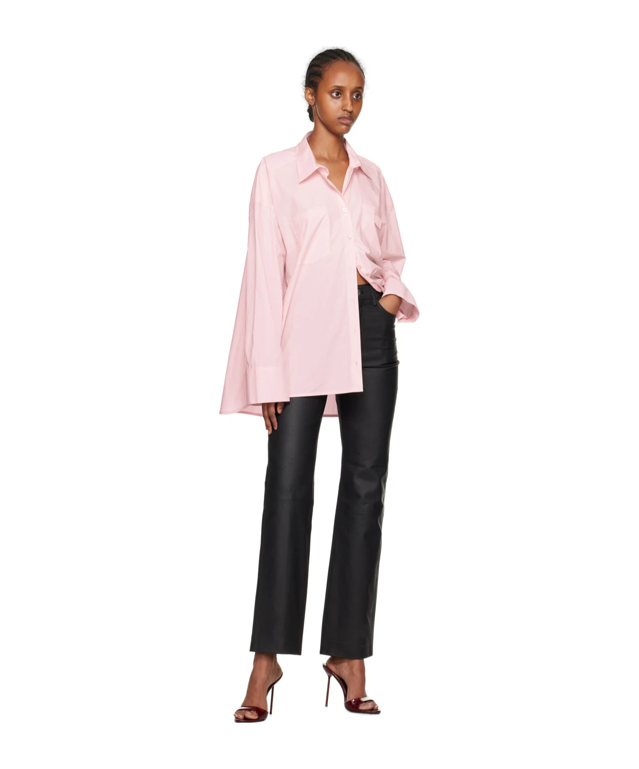 Remain Birger Christensen Belt-loop Casual Pants In Black