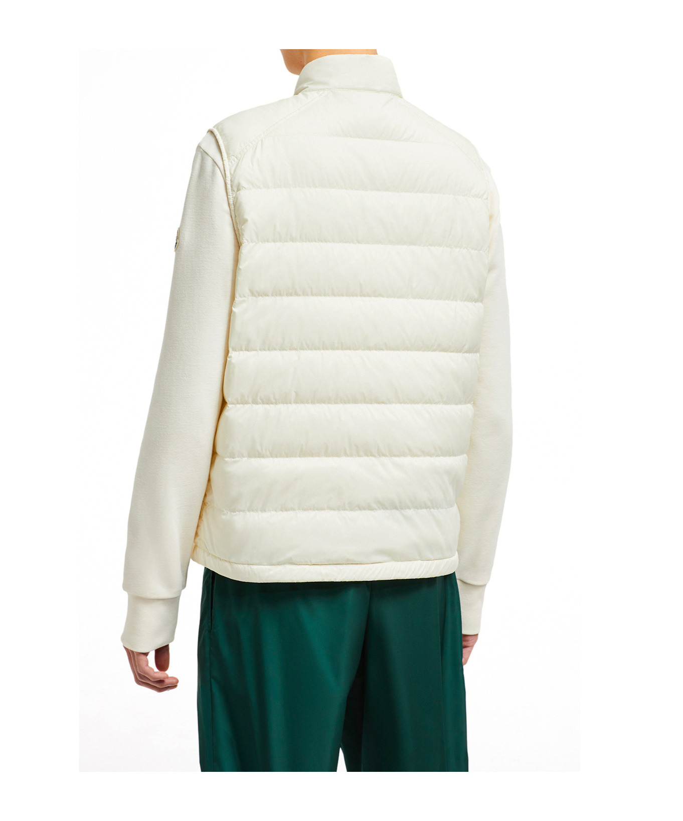 Moncler Barthe Nylon Down Vest In White