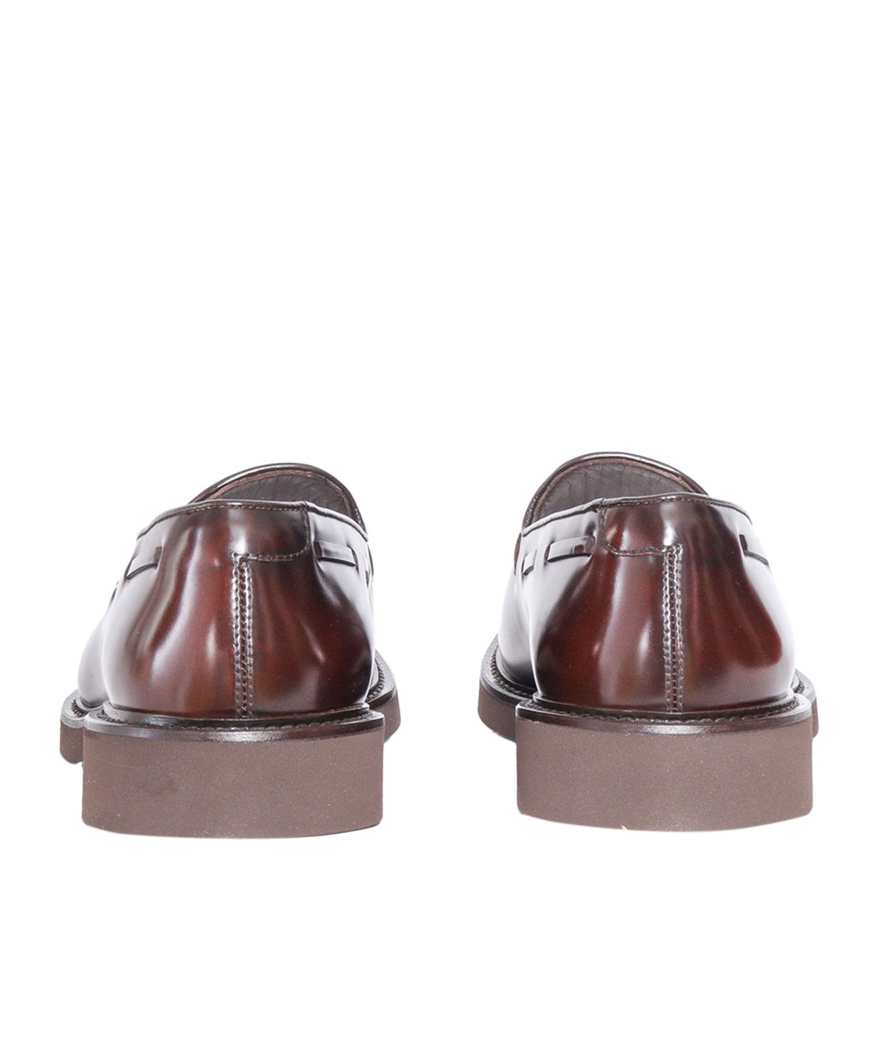 Doucal's Tassel-detailed Almond Toe Loafers In Gray
