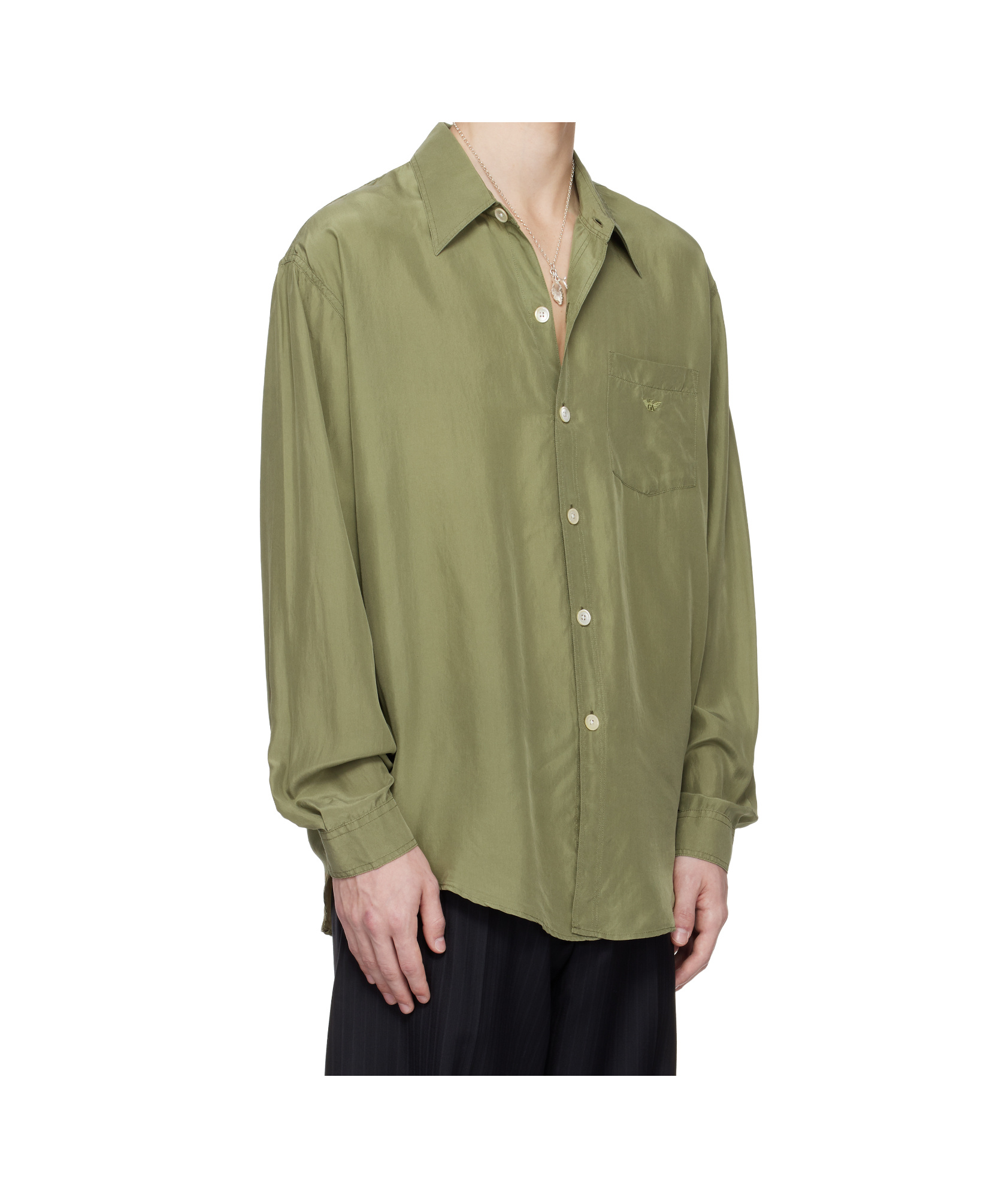 Our Legacy Work Shop Emporio Armani Garibaldi Shirt In Brown