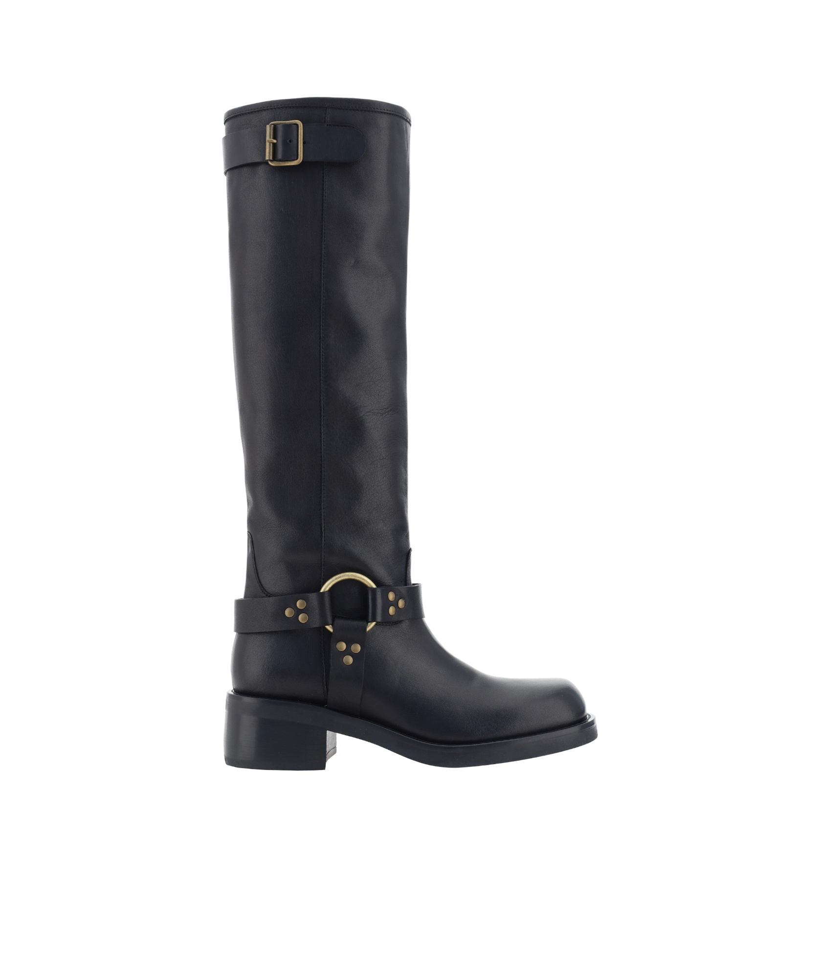P.a.r.o.s.h Round-head Boots In Black