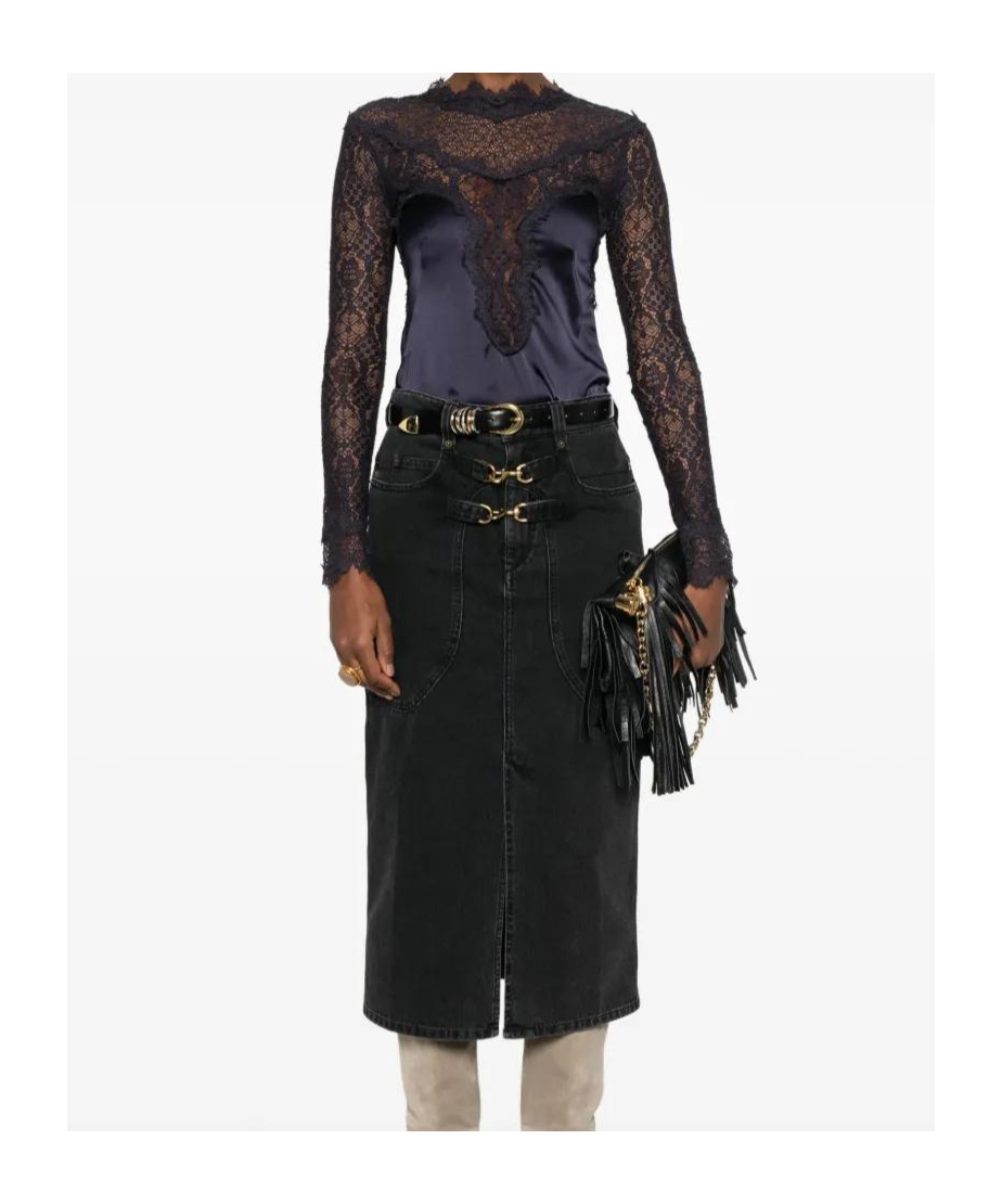 Isabel Marant Long Sleeve Shirt In Black