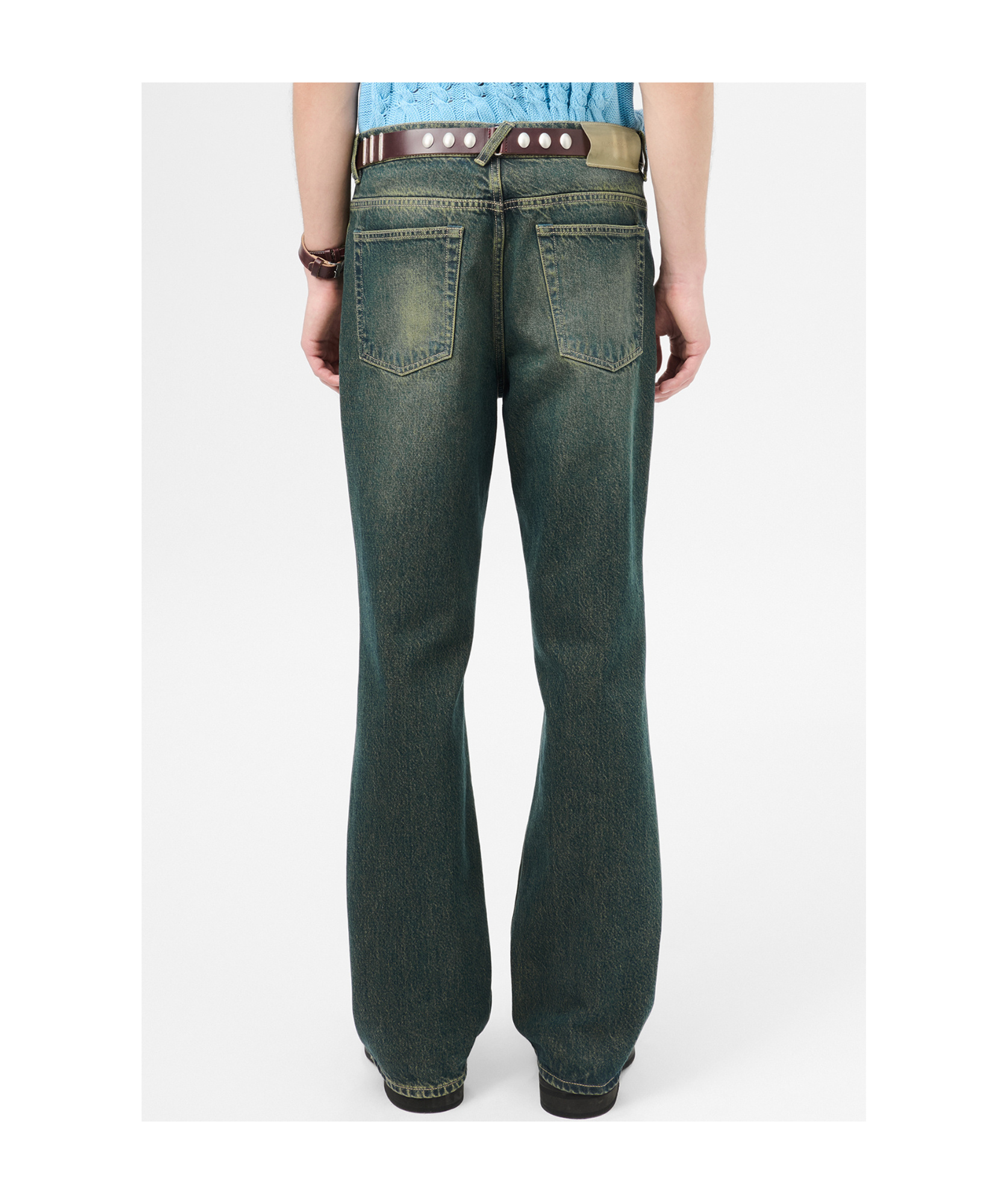 Our Legacy Belt-loop Jeans In Green