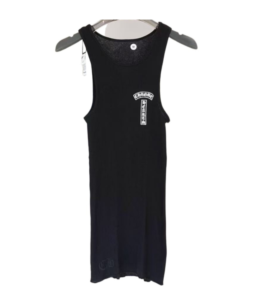 Chrome Hearts Cross Vest On Back In Black