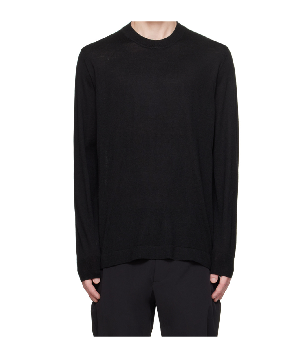Norse Projects Rib Round-neck Sweater In Black