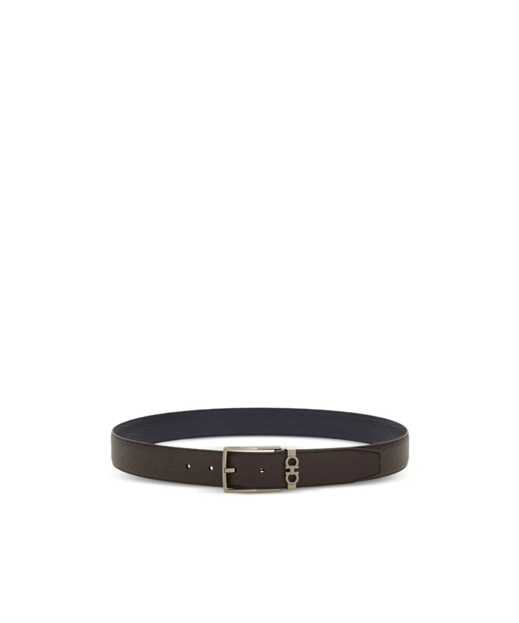 Ferragamo Reversible Leather Buckled Belt