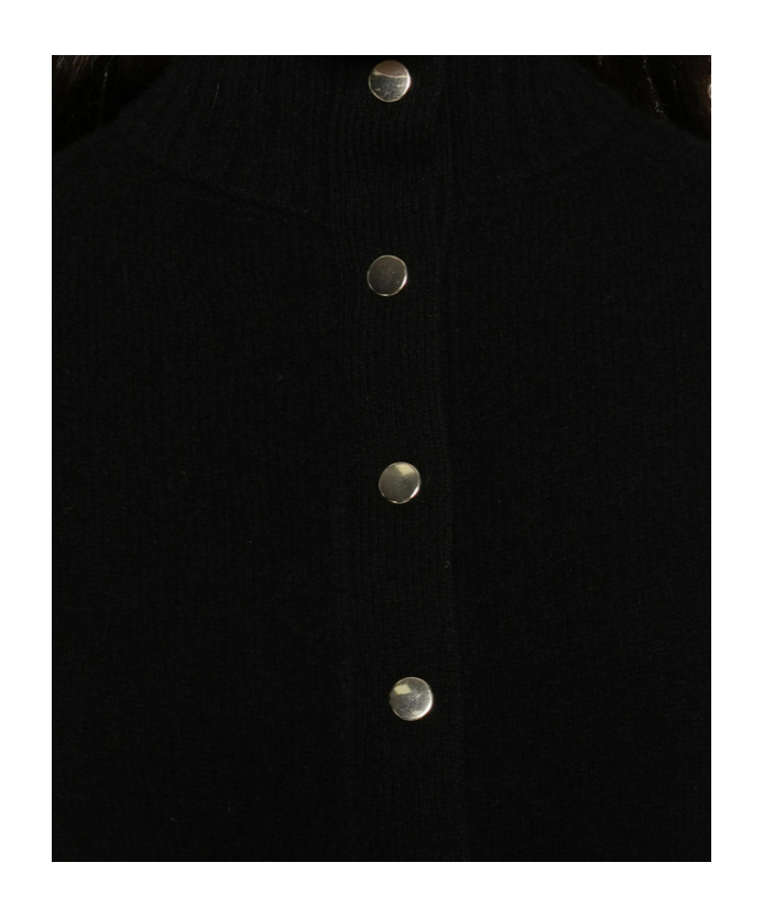 Carven Long-sleeved Knitted Cardigan In Blue