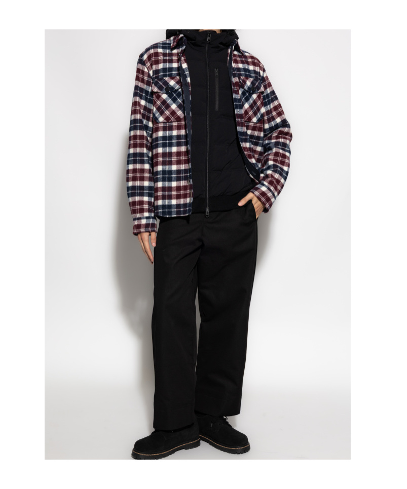 Woolrich Ranger Check Pocket Overshirt In Multi