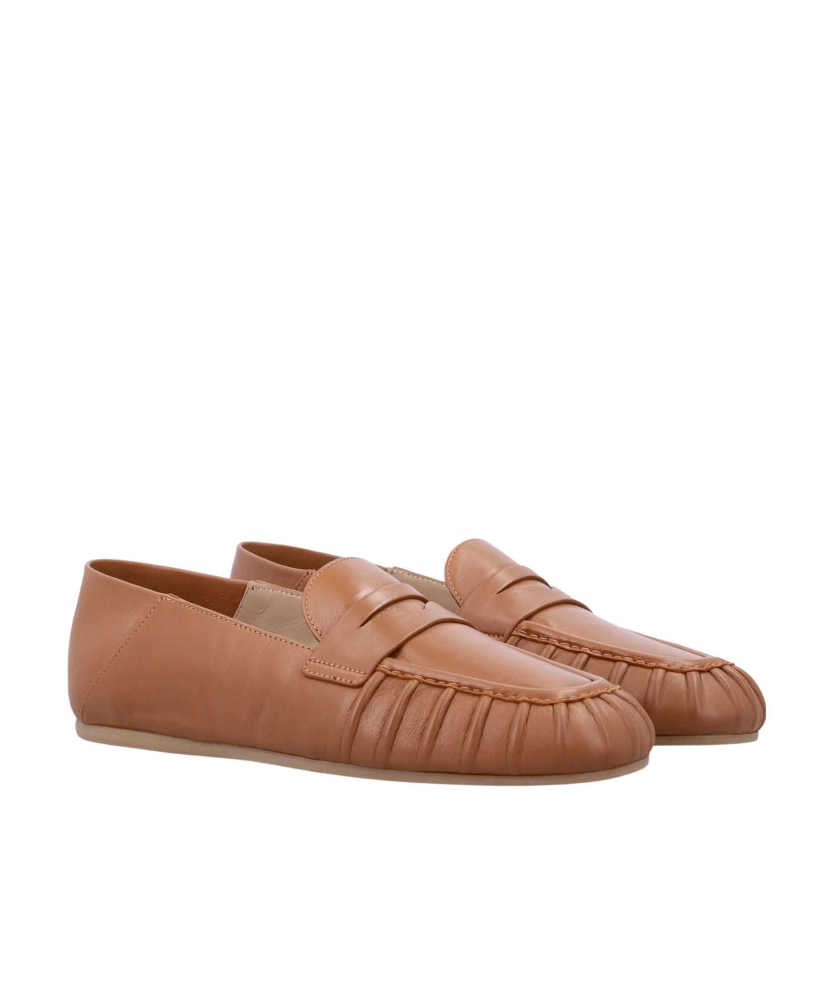 Stuart Weitzman Almond Toe Leather Lace-up Shoes In Multi