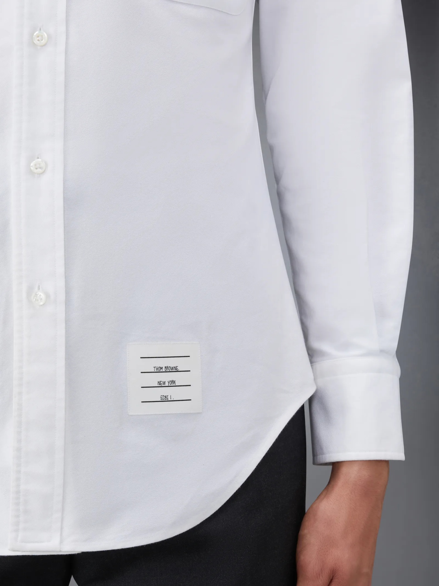Thom Browne Classic Oxford Shirt In White