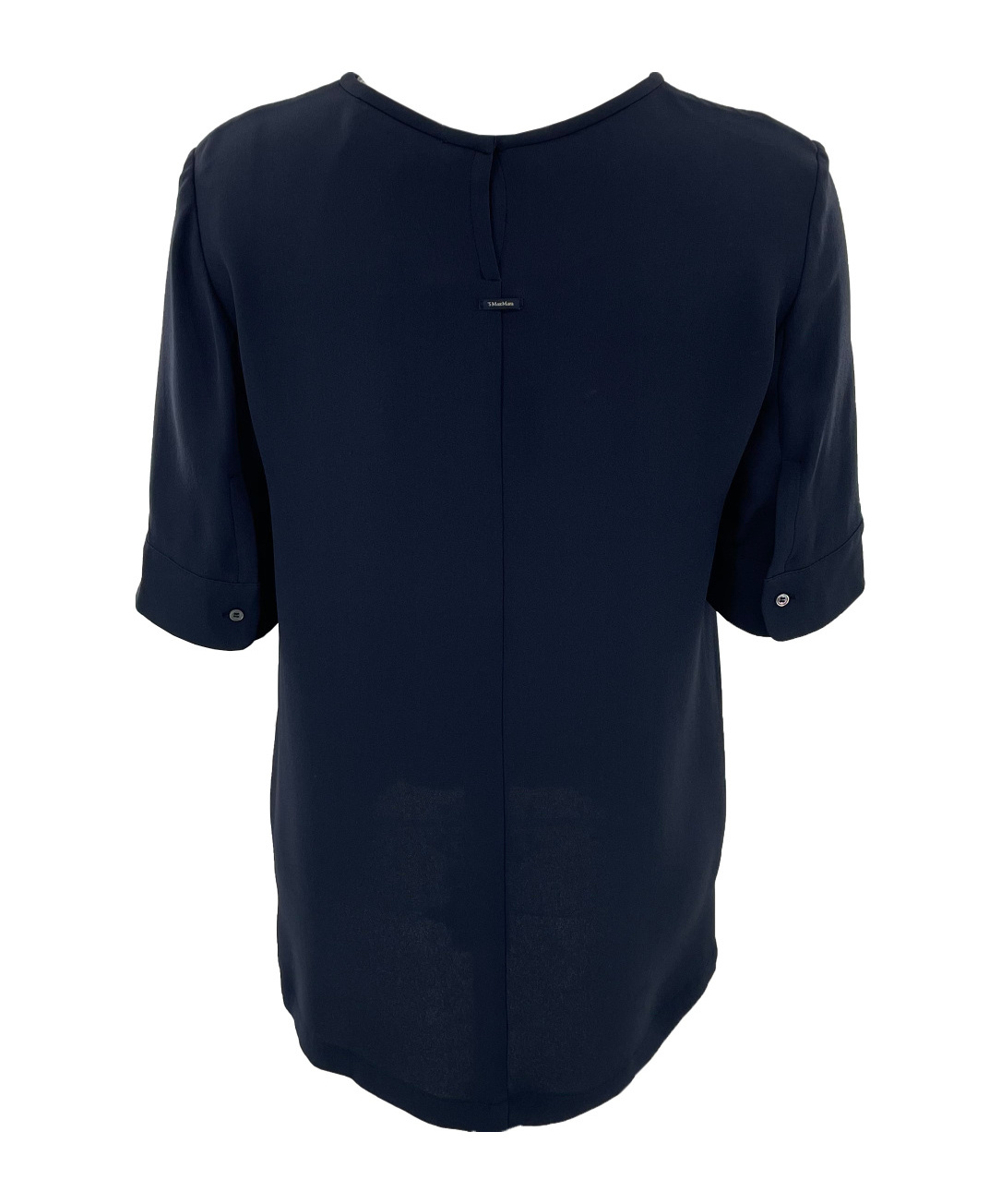 Max Mara Short-sleeved Shirt In Black