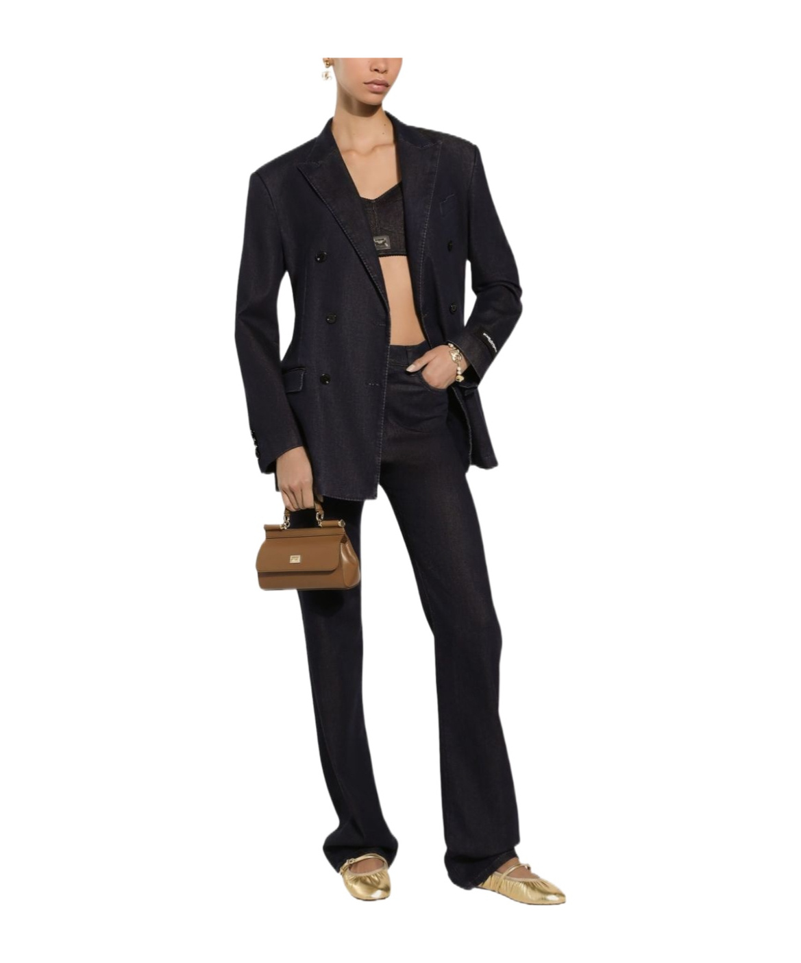 Dolce & Gabbana Straight-leg Jeans In Black