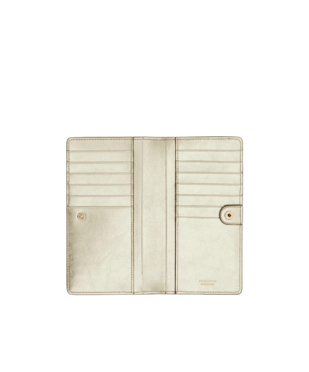 Ferragamo Gancini Buckle Continental Wallet In Multi