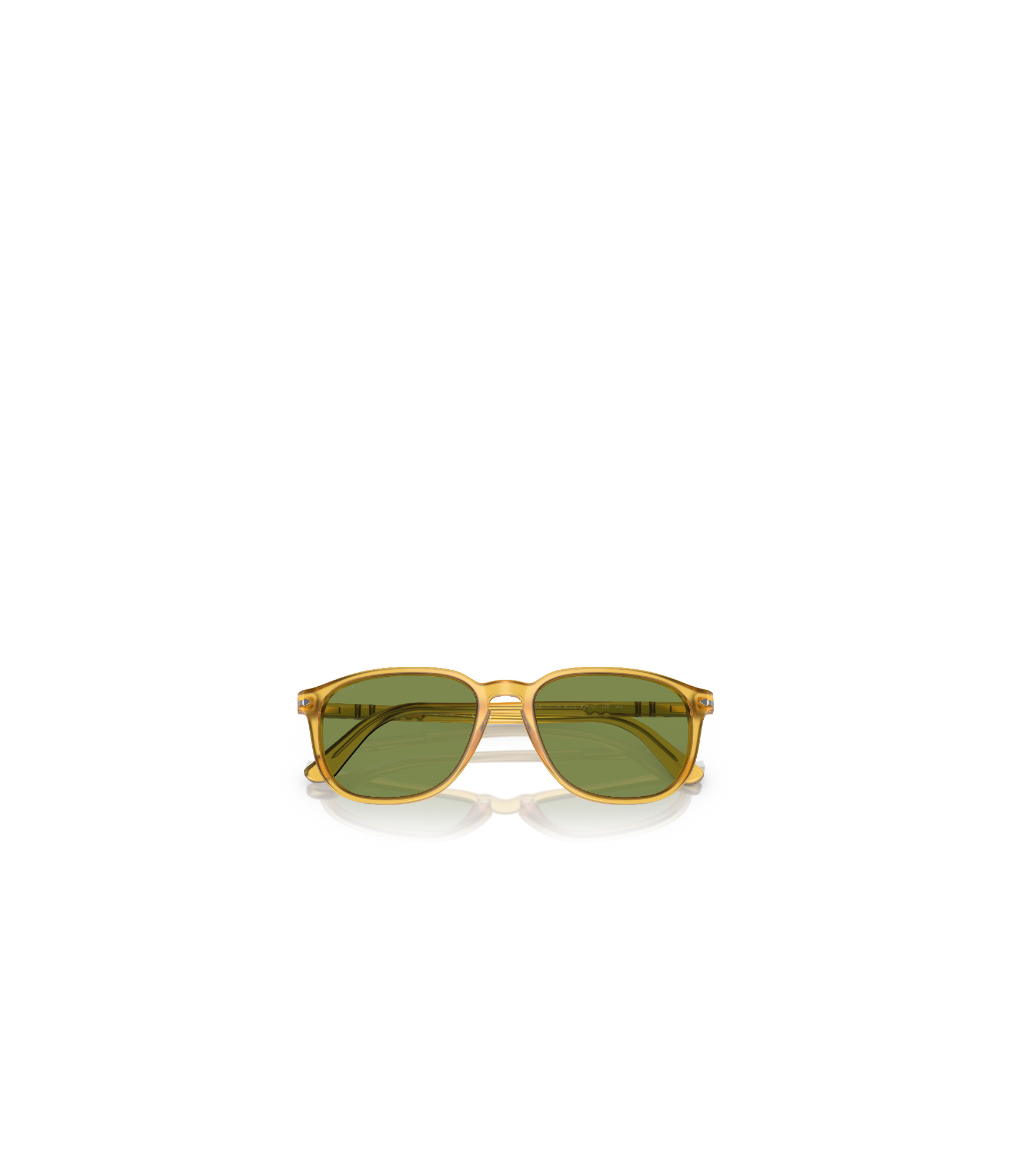 Persol Rectangular Sunglasses In Green