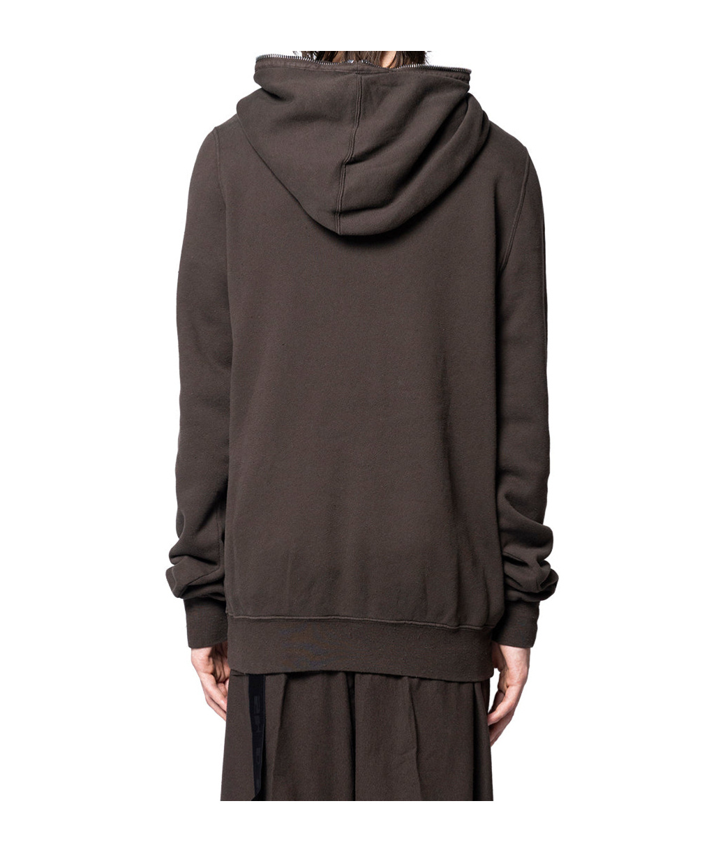 Rick Owens Drkshdw Zip-up Hoodie In Black
