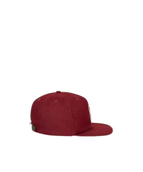 Celine Trucker Cap In Wool Flannel In Red