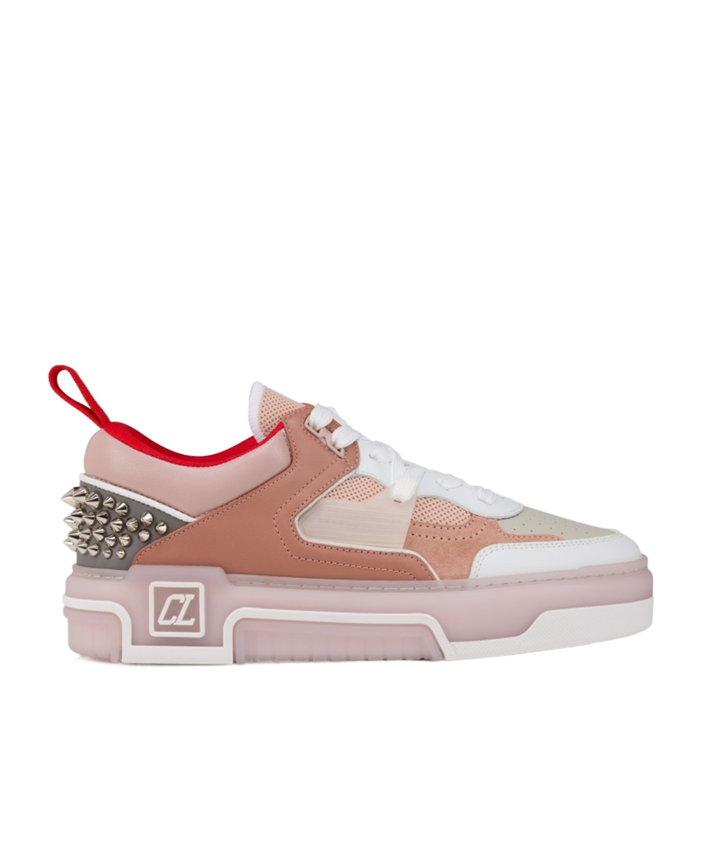 Christian Louboutin Astroloubi Donna Low Top Sneaker In Nude