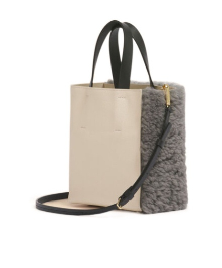 Marni Bird-print Leather Tote Bag