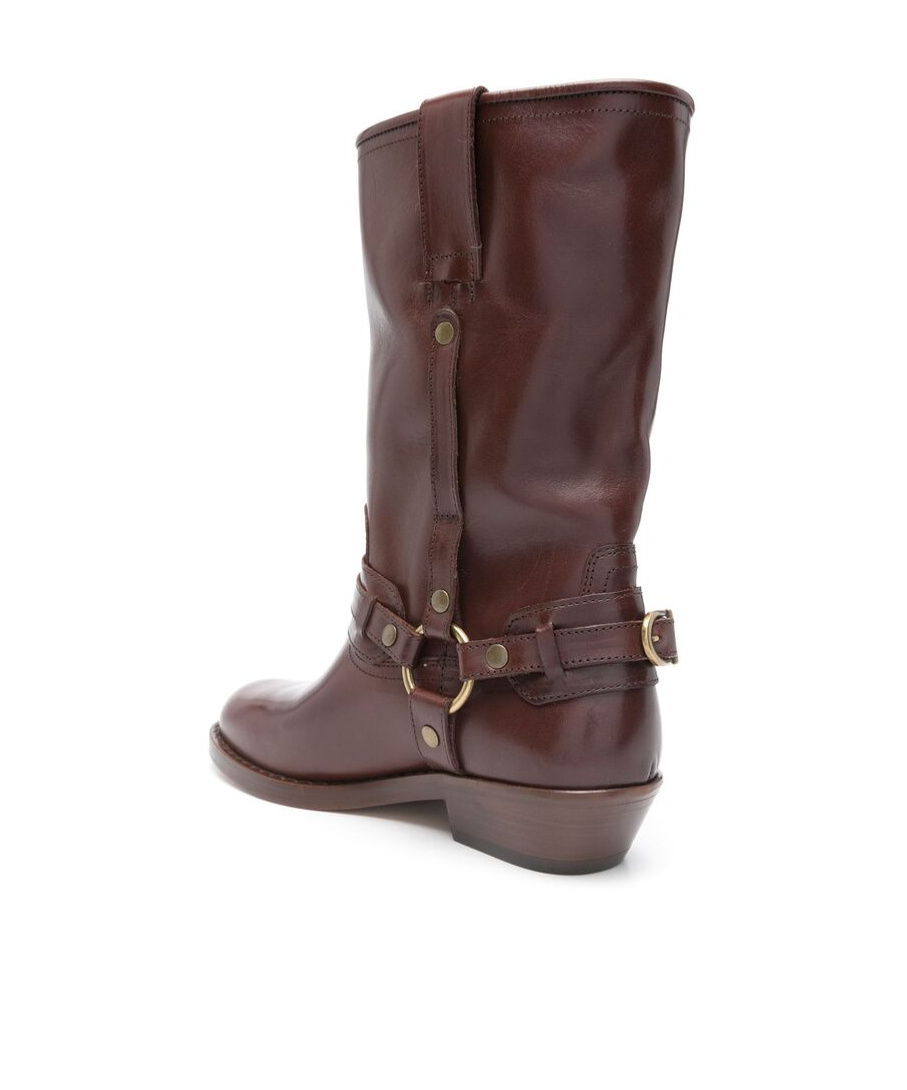 Isabel Marant Brown Heiko Mid-calf Boots In Brown