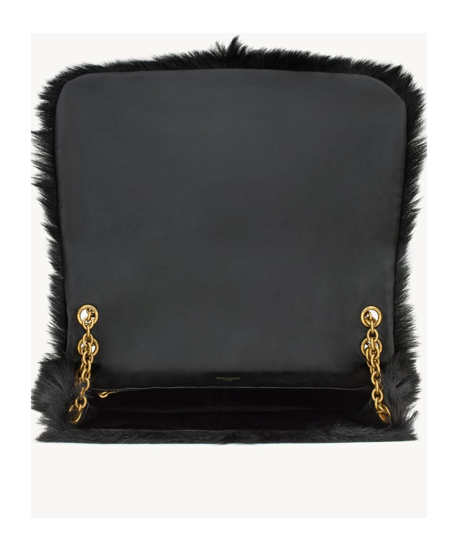 Saint Laurent Jamie Logo Shoulder Bag In Black