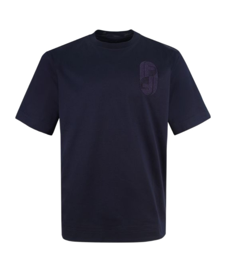 Fendi Short-sleeved T-shirt In Blue