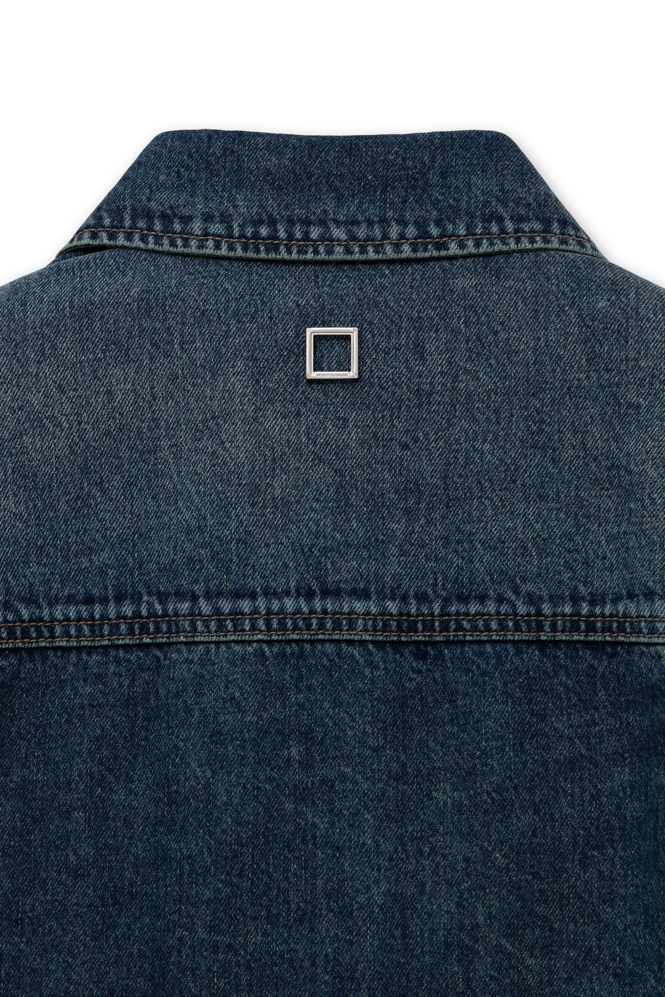 Wooyoungmi Pocket Detail Denim Shirt In Blue