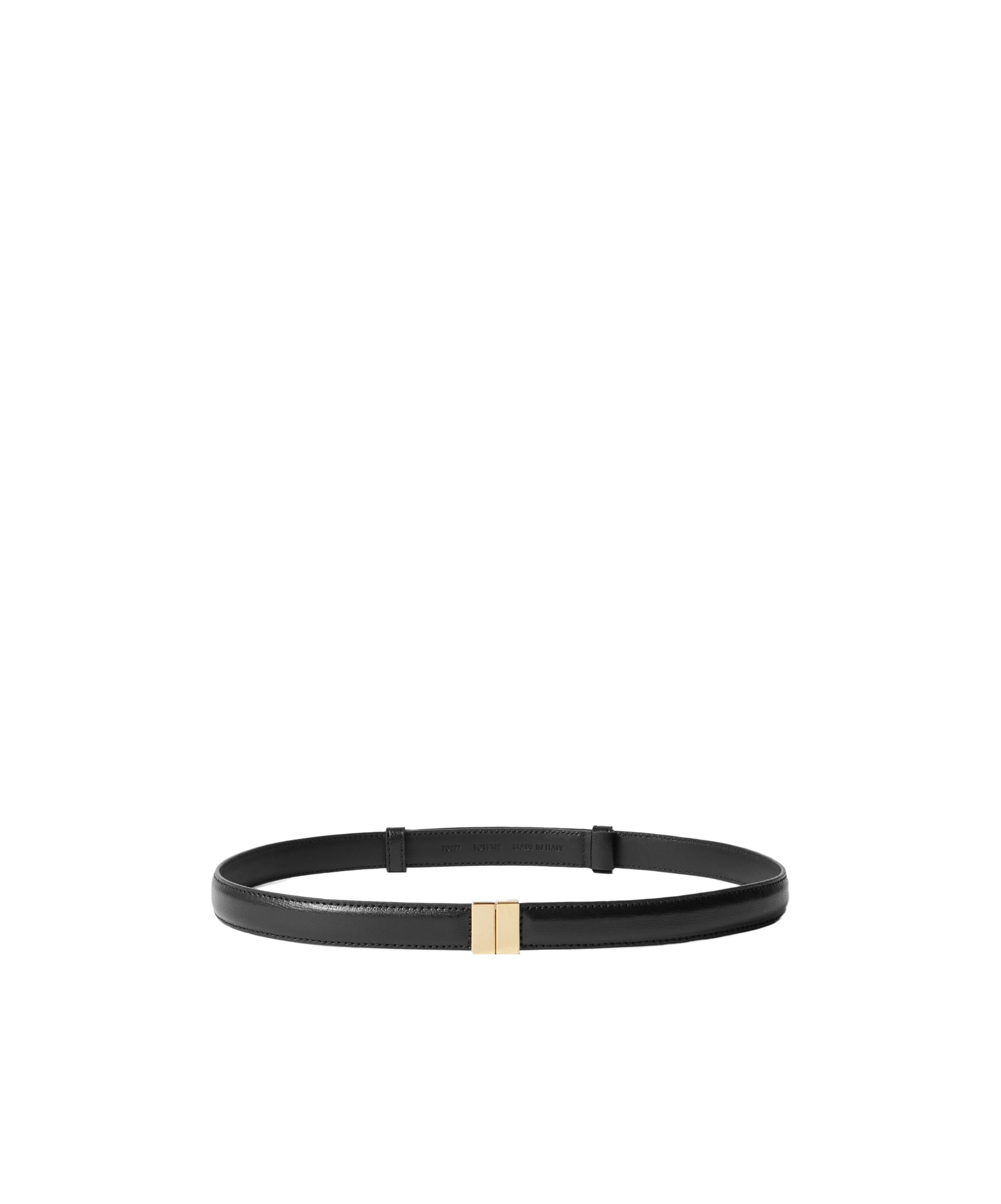 Totême Leather Belt In Black