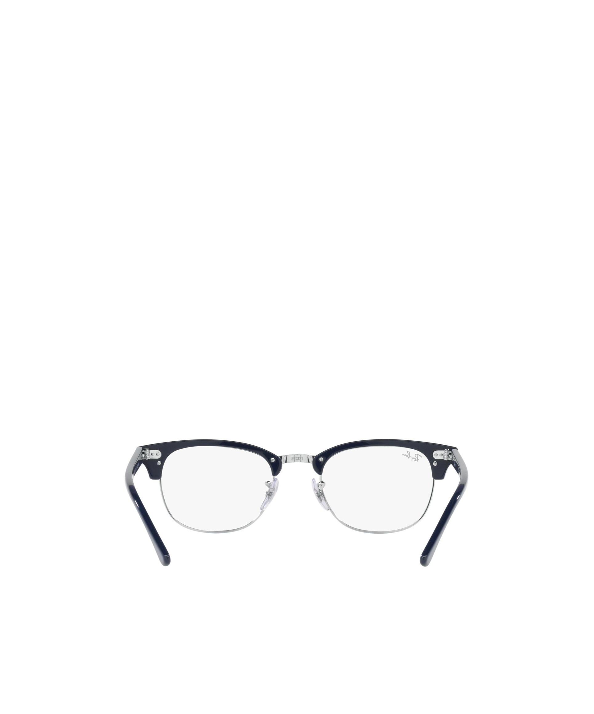 Ray Ban Ray-ban Clubmaster Browline Frame Glasses In White