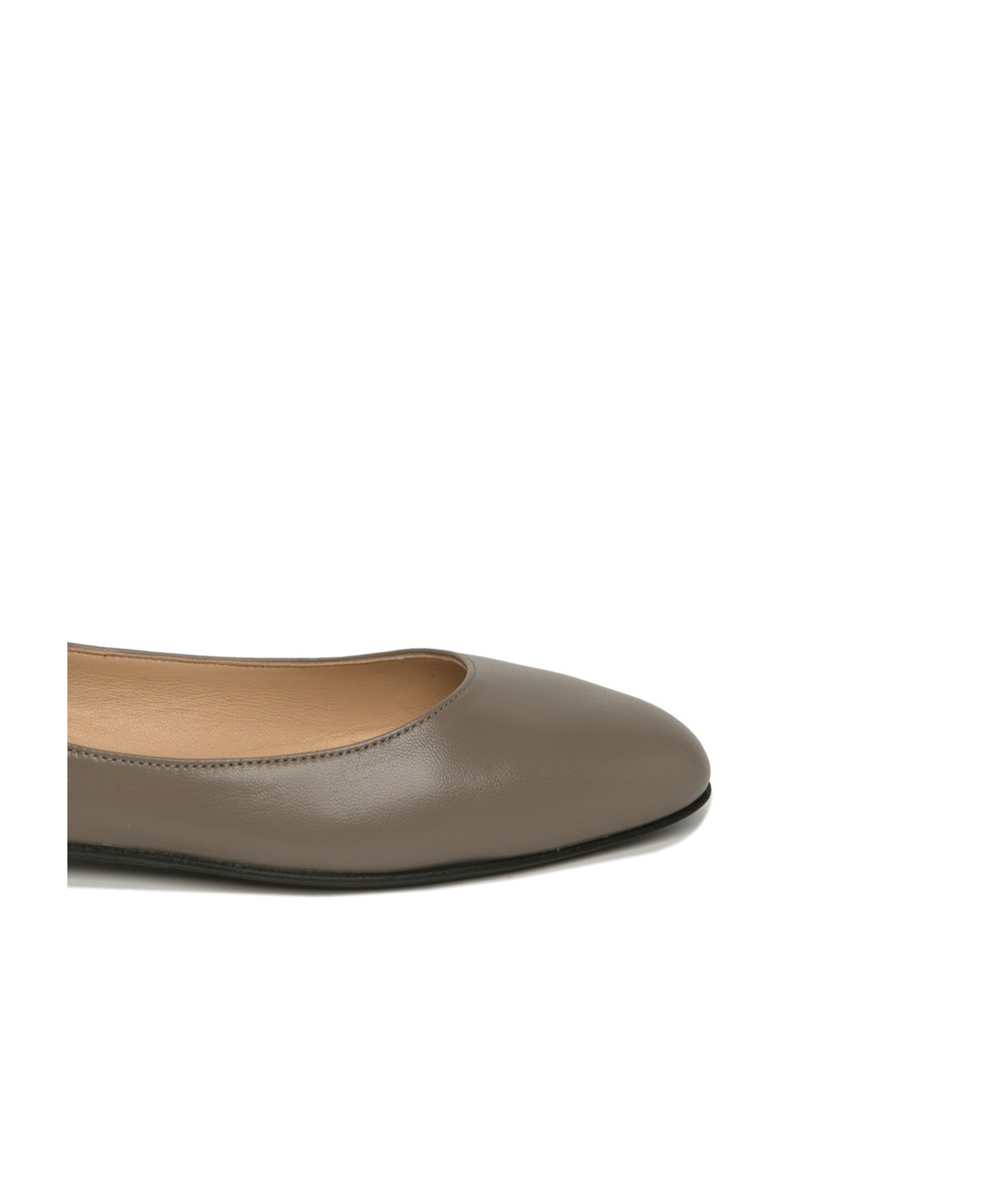 Fabio Rusconi Round Head Ballet Shoes In Green