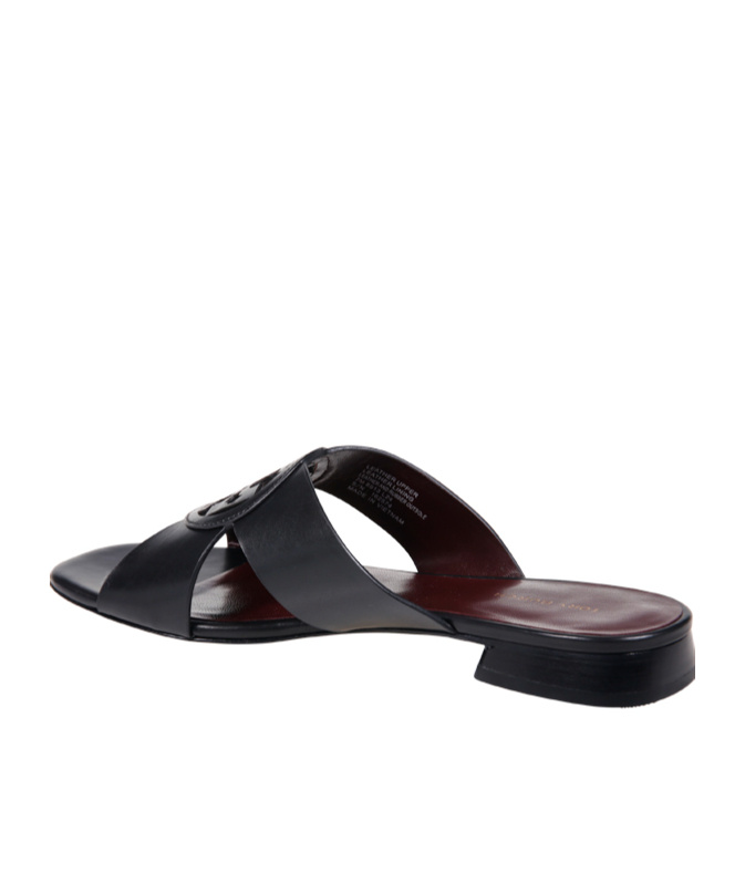 Tory Burch Miller Cross-strap Sandals In Black