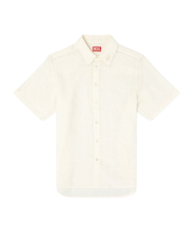 Diesel Short-sleeved Shirt In White