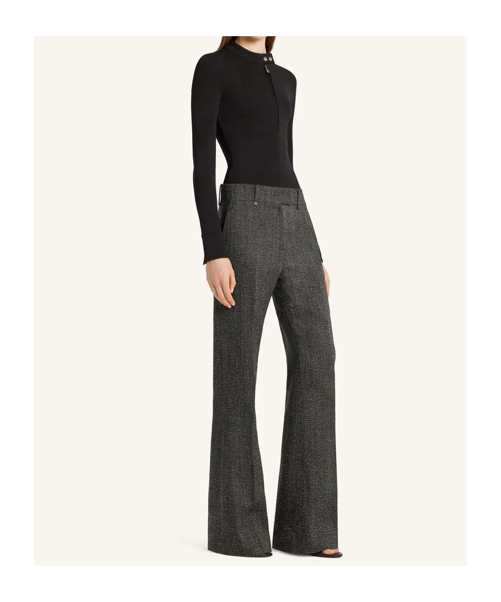 Courrèges Wool Trousers In Gray