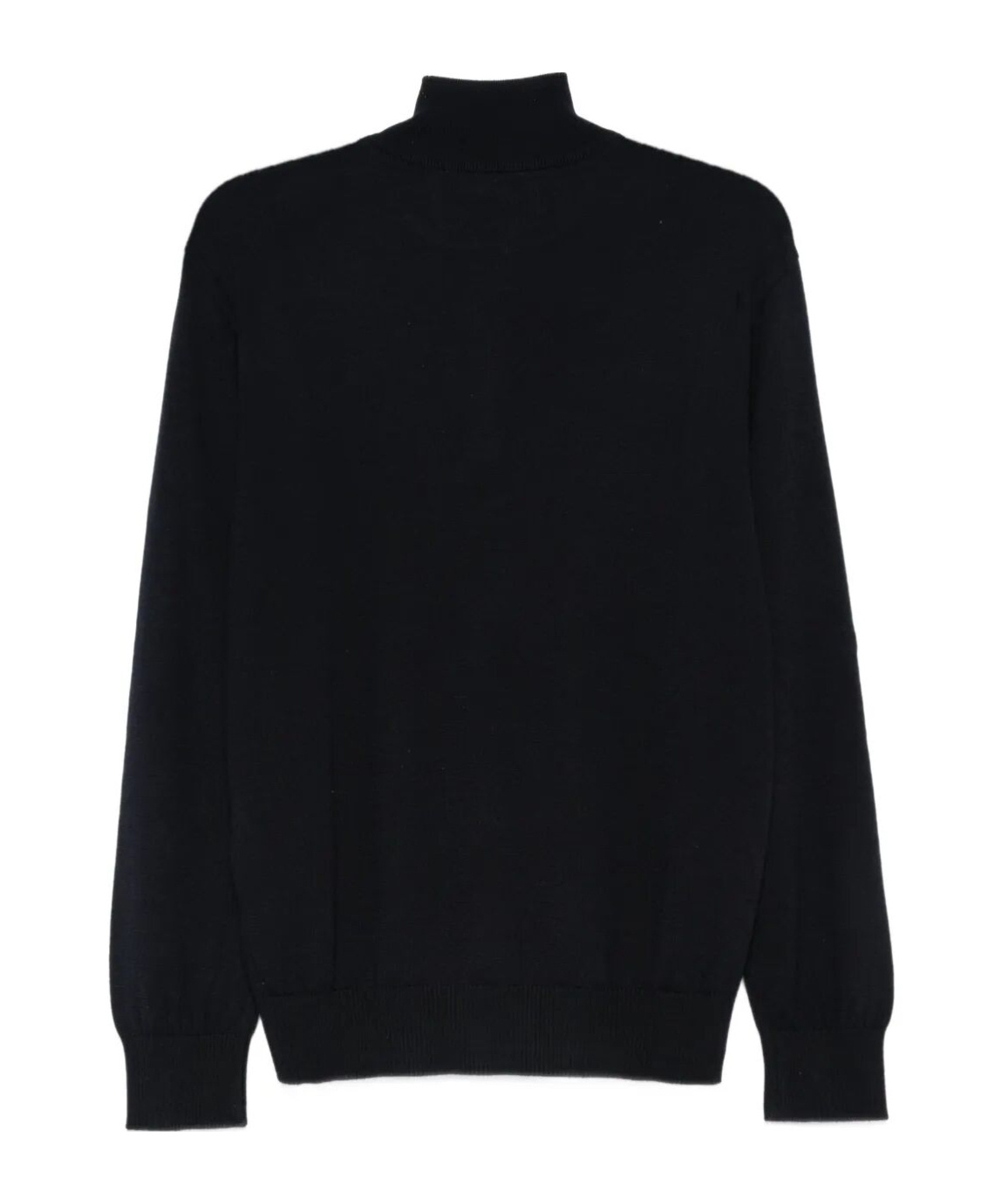 Paul & Shark Maglia Mezza Zip In Cotone E Cashmere In Black