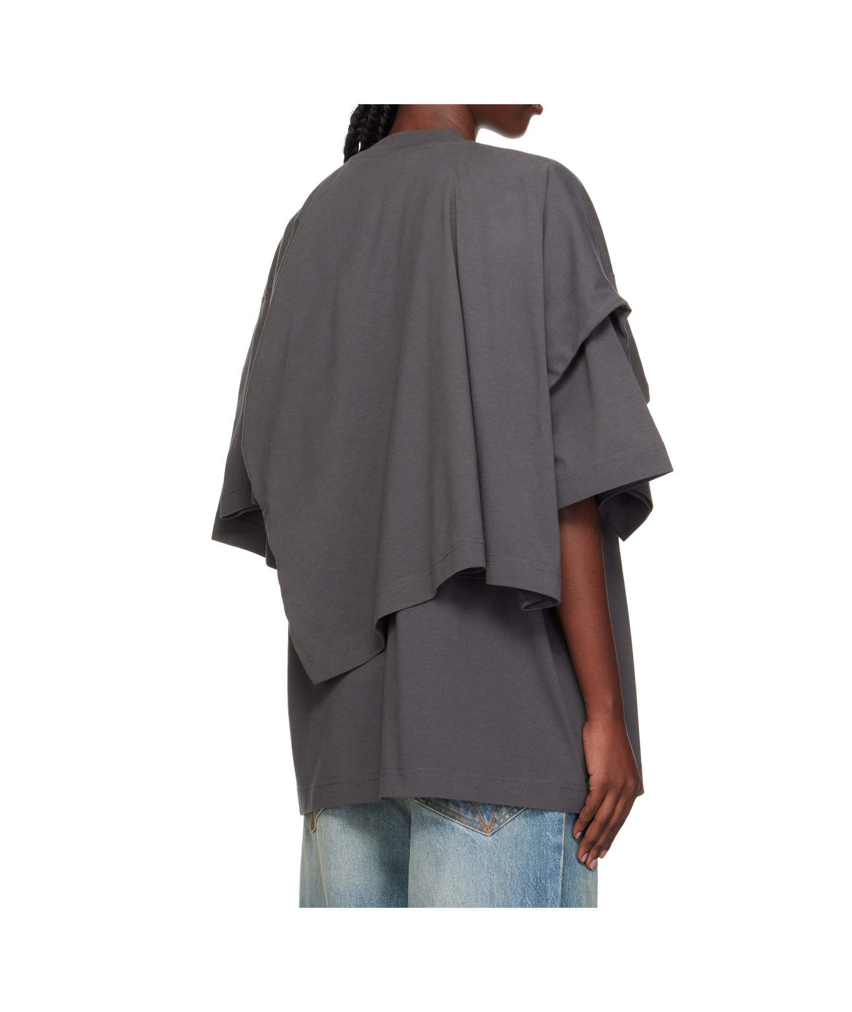 Vetements Double-layer T-shirt In Black