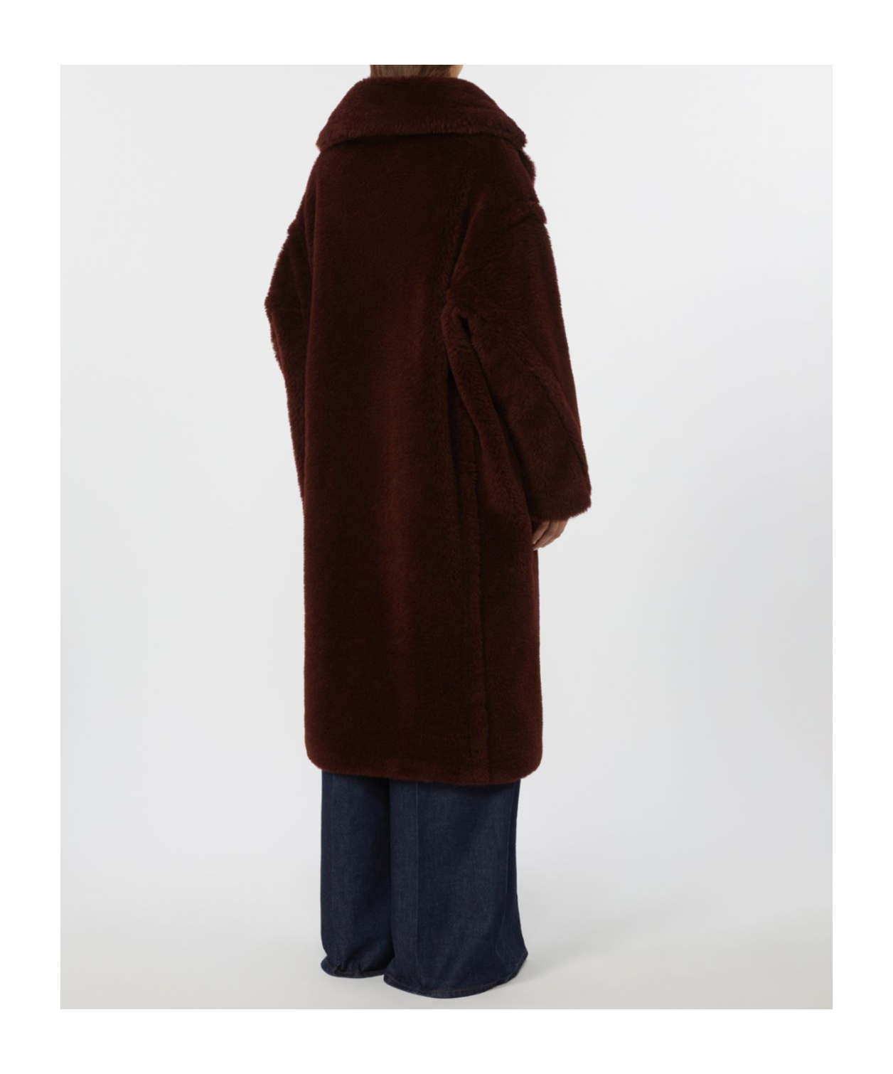 Max Mara Teddy Bear Icon Coat In Alpaca And Wool In Multi