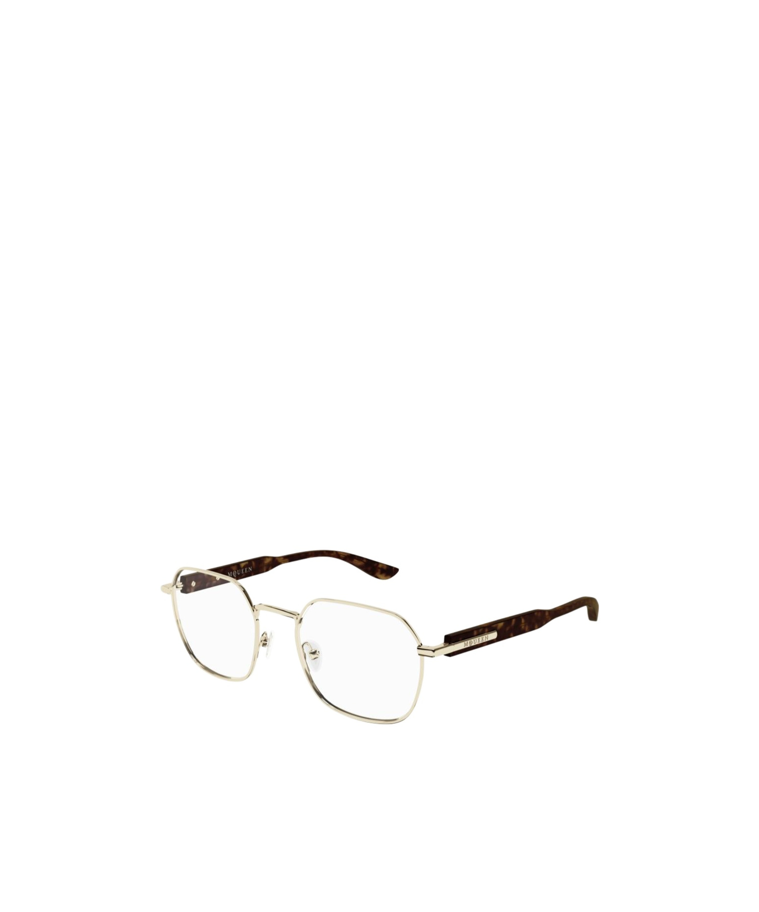 Alexander Mcqueen Geometric Frame Flat Mirror In White