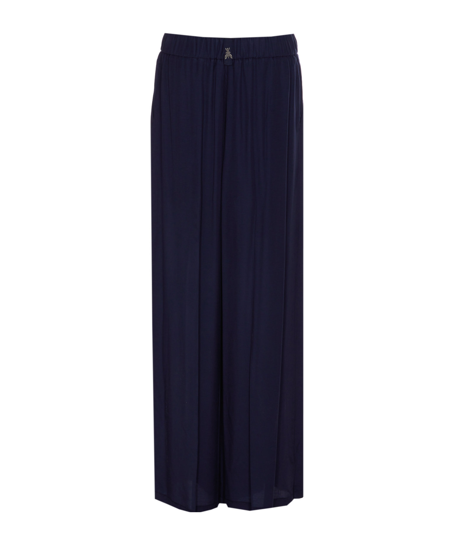 Patrizia Pepe Navy Blue Trousers In Polyester In Blue
