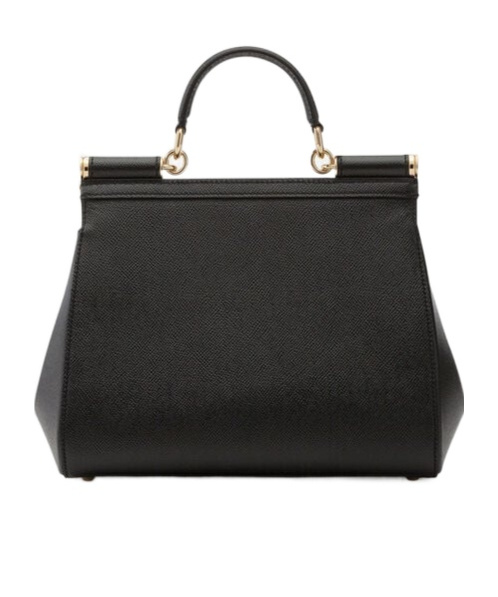 Dolce & Gabbana Stylish Black Top-handle Handbag For Women In Black