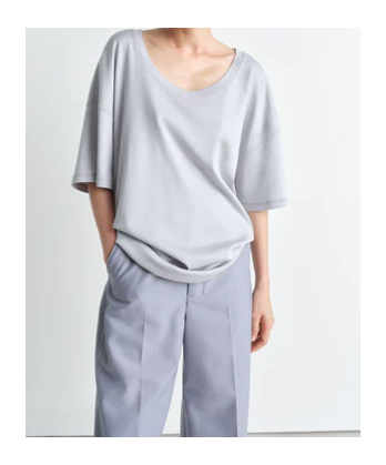 Lemaire Short-sleeved T-shirt In Gray