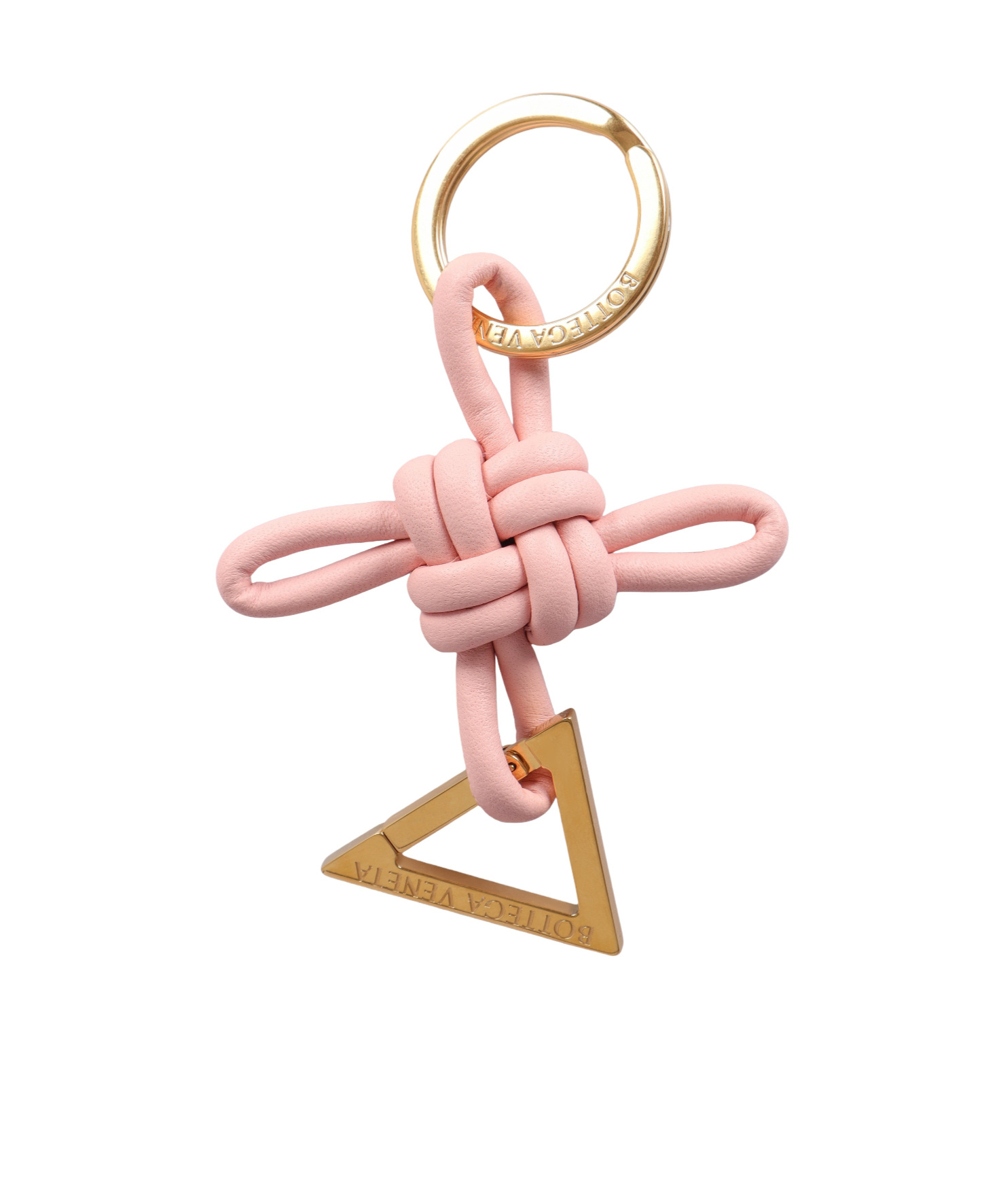 Bottega Veneta Circular Ring With Knot And Triangle