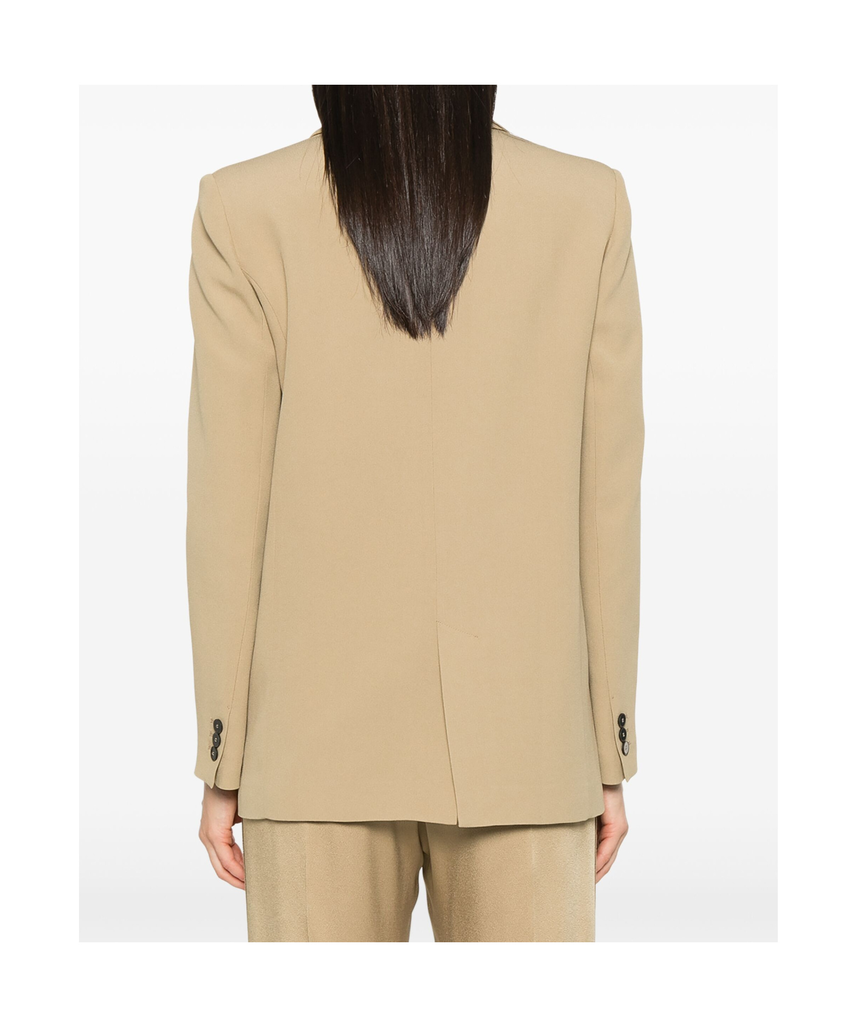 Forte Forte Single-breasted Blazer Jacket In Nude