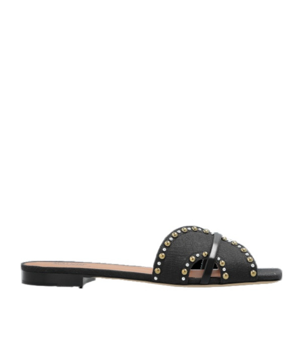 Malone Souliers Keke Slippers In Black