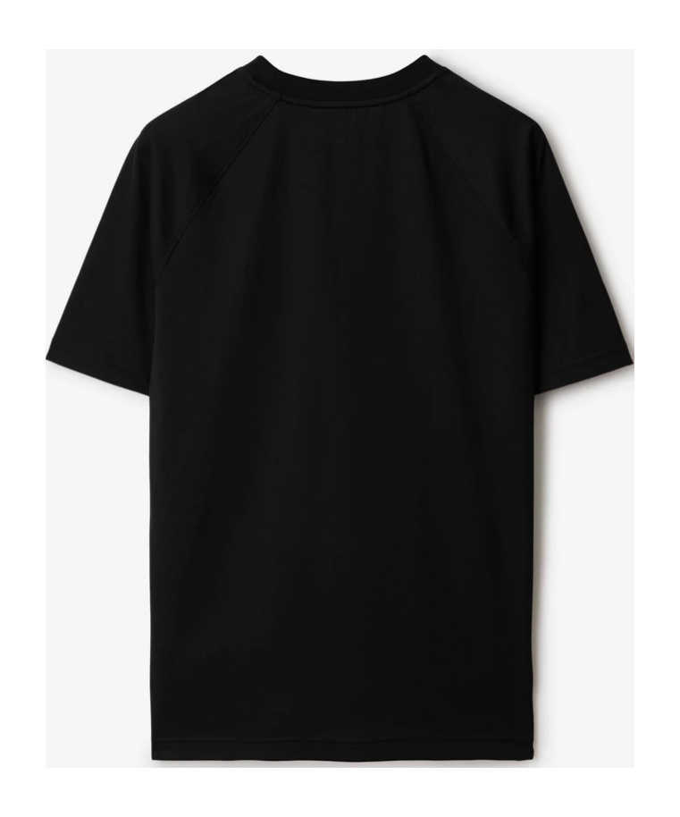 Burberry Item O-neck Short-sleeved T-shirt In Black