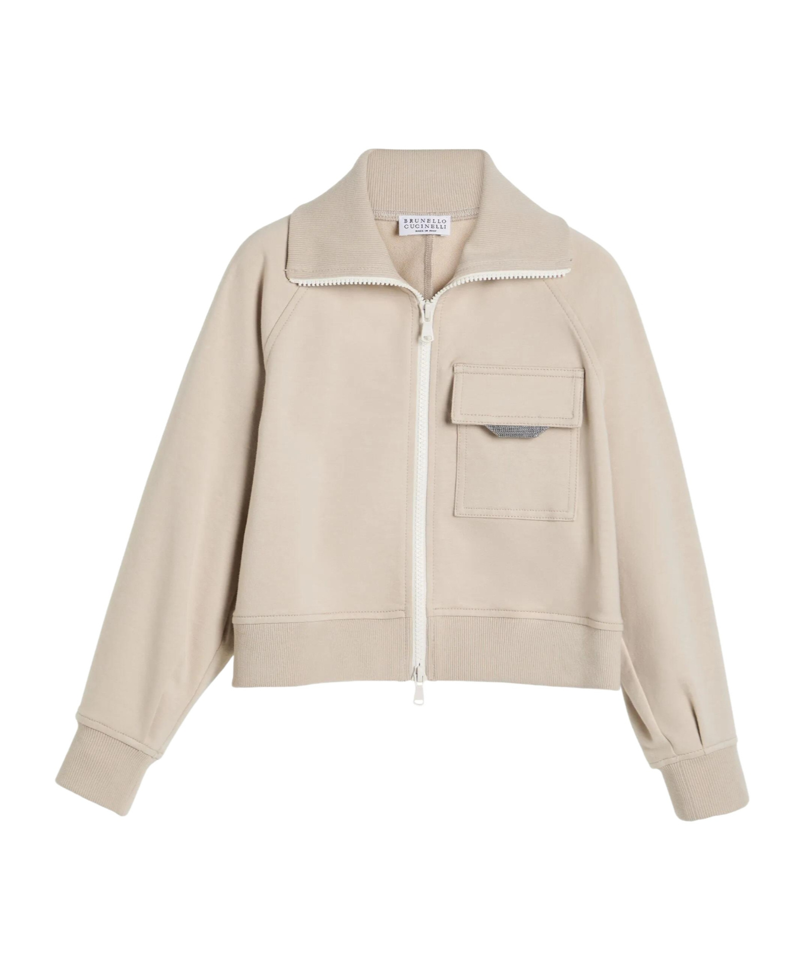 Brunello Cucinelli Long Sleeve Casual Jacket In Brown