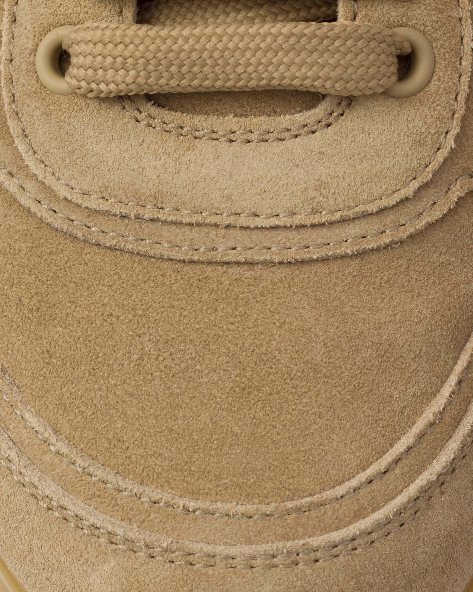 Prada Ecru Suede Sneakers In Brown