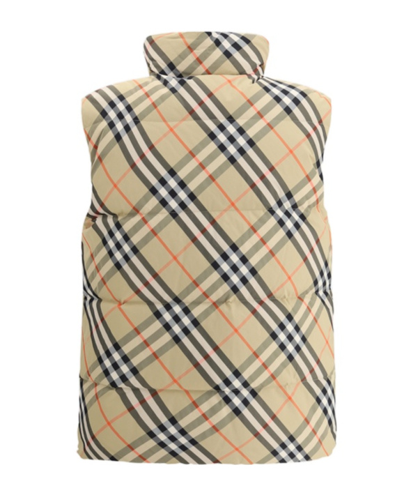 Burberry Double-sided Zipper Vest In Black