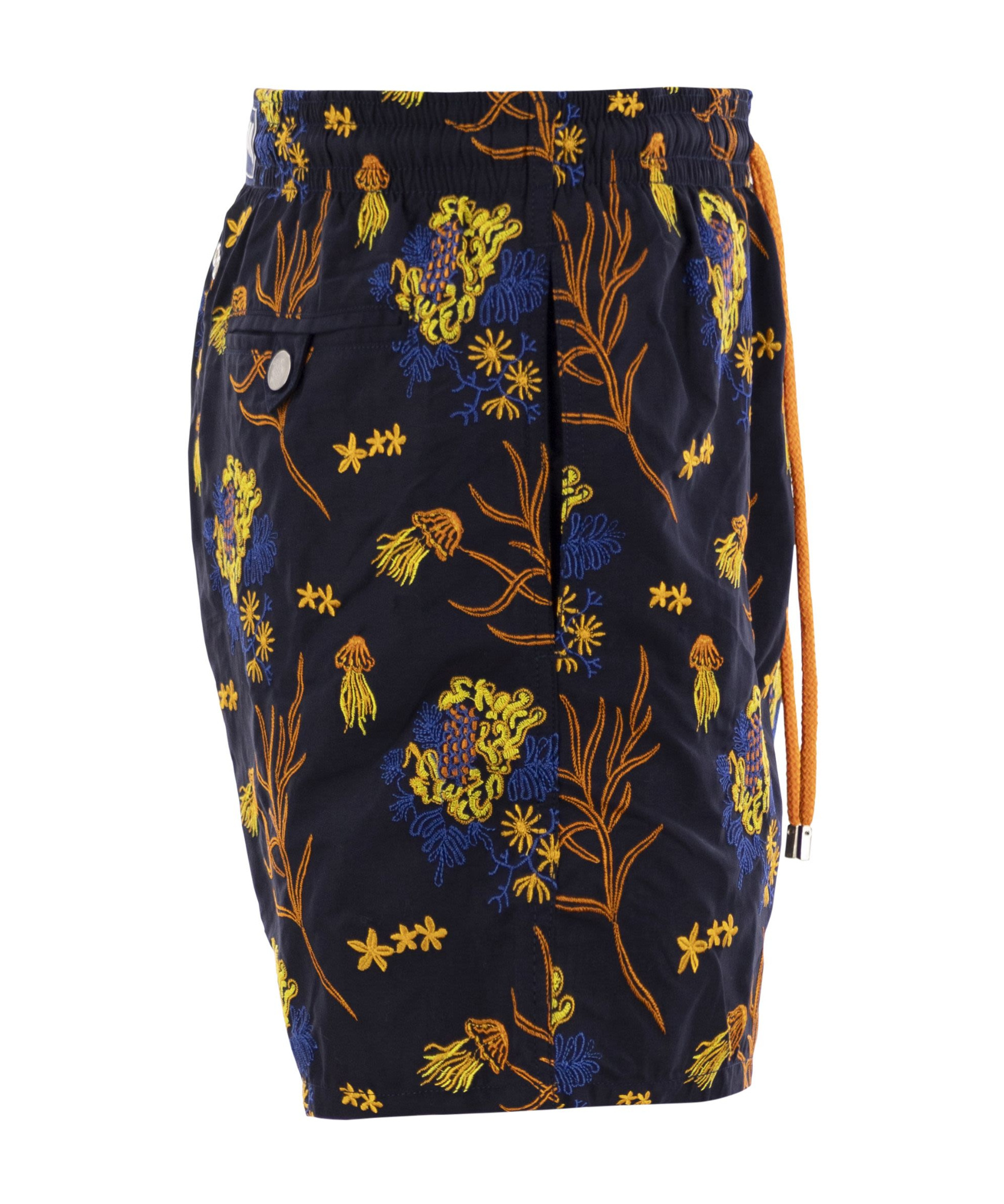 Vilebrequin Mistral - Patterned Swimming Shorts In Blue