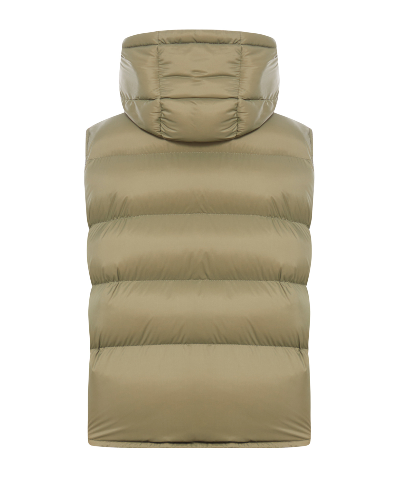Celine Sleeveless Down Jacket In Lightweight Nylon In Nude